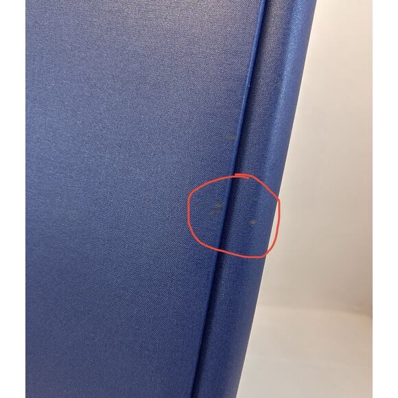 Creative Memories 12x12 Scrapbook Album Navy Blue 15 (30) Pages Silver Foil - Picture 5 of 5